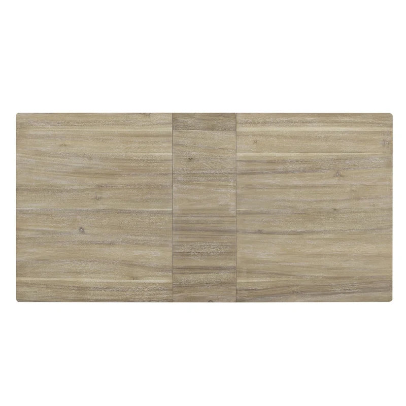 Nestfair 7-Piece Wooden Dining Table Set with 6 Chairs and 2 Drawers-8