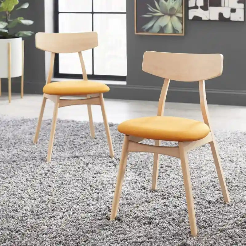 Simple Living Solid Beechwood Cadiz Dining Chairs (Set of 2)-23