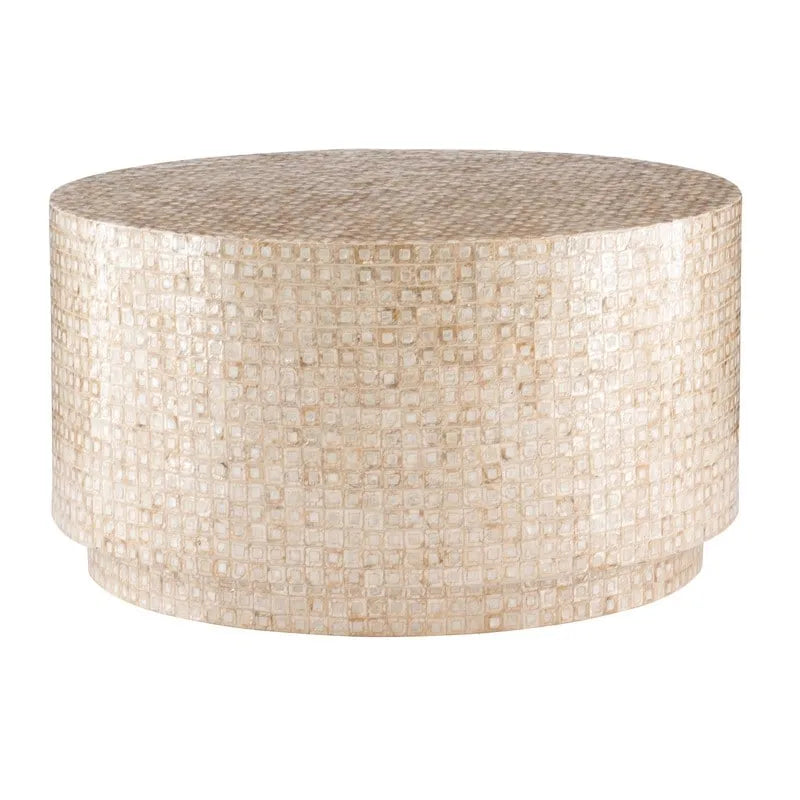 Capiz Mosaic Coffee Table-7