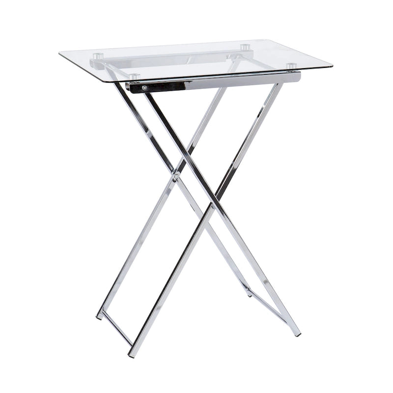 SEI Furniture Hinding Folding Tray Table-12