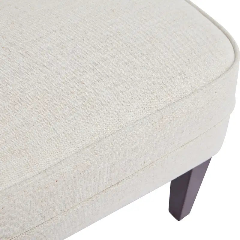 HUIMO Fabric Arm Chair Accent Chair and Ottoman Set Grey/ Beige/ Blue/ Dark Teal-11