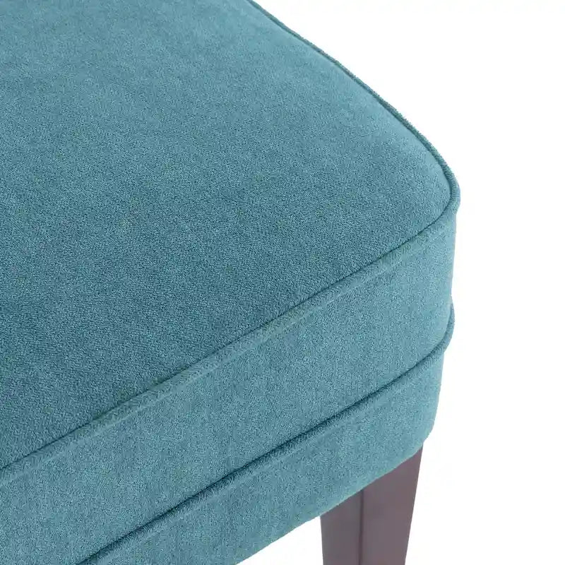 HUIMO Fabric Arm Chair Accent Chair and Ottoman Set Grey/ Beige/ Blue/ Dark Teal-21