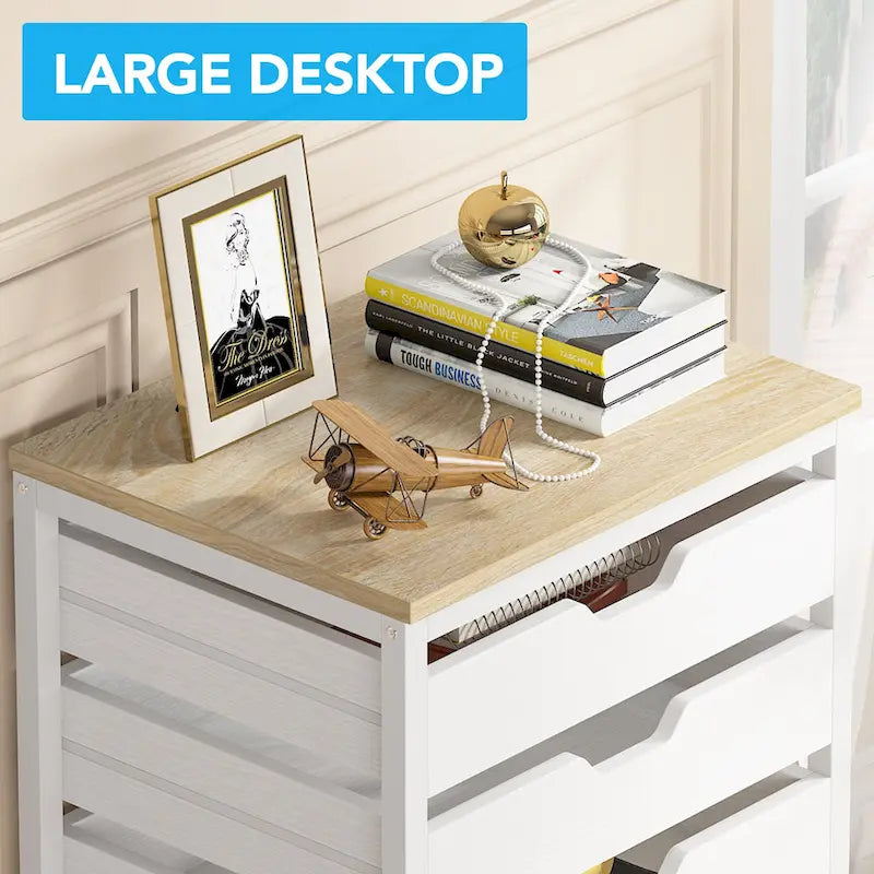 5 Drawer Chest & 7 Drawer Chest Wood Storage Drawer Cabinet Organizer-20