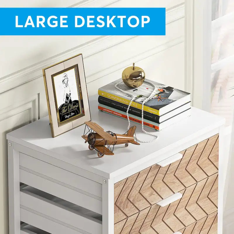 5 Drawer Chest & 7 Drawer Chest Wood Storage Drawer Cabinet Organizer-34