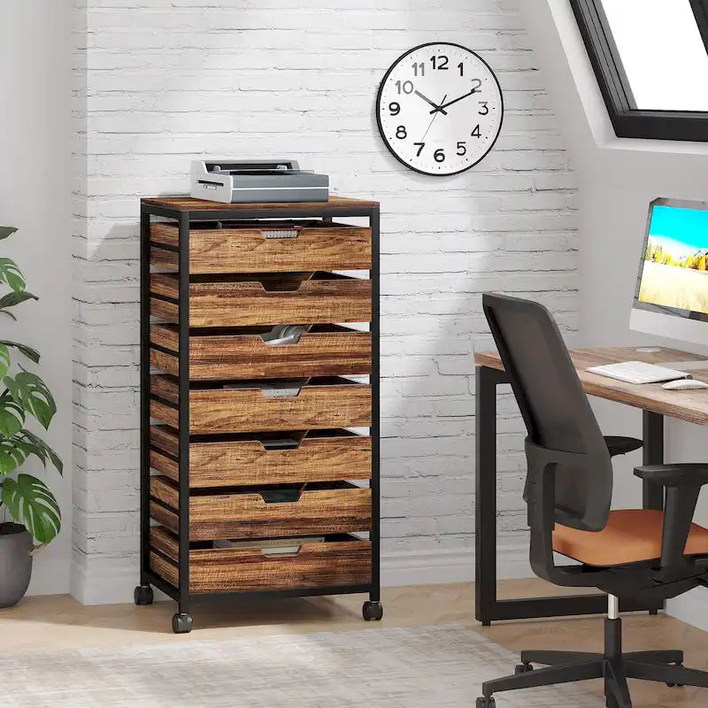 5 Drawer Chest & 7 Drawer Chest Wood Storage Drawer Cabinet Organizer-38