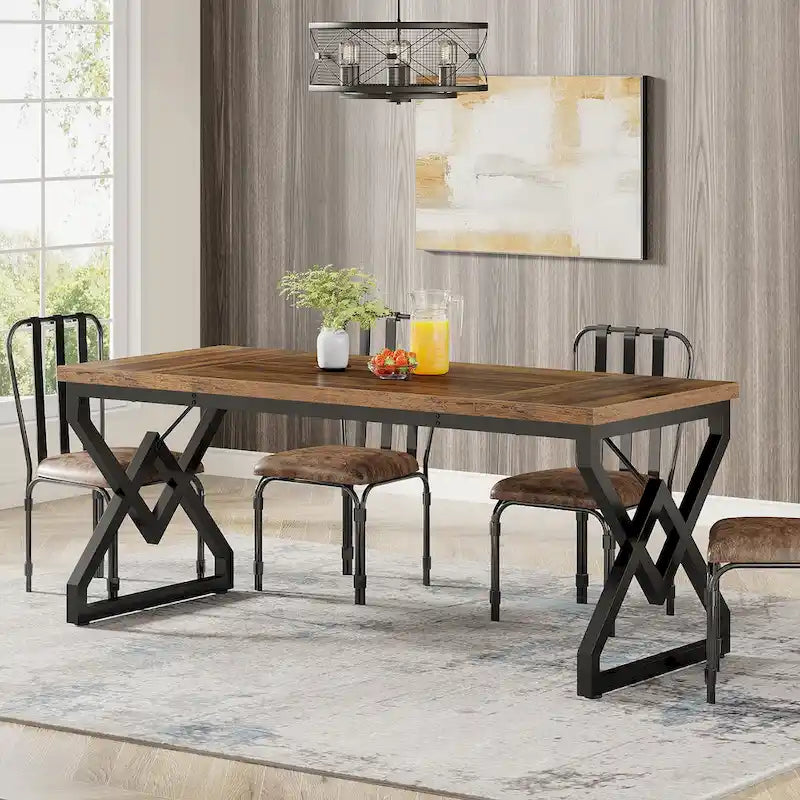 63-in Large Executive Desk, Home Office Computer Desk-4