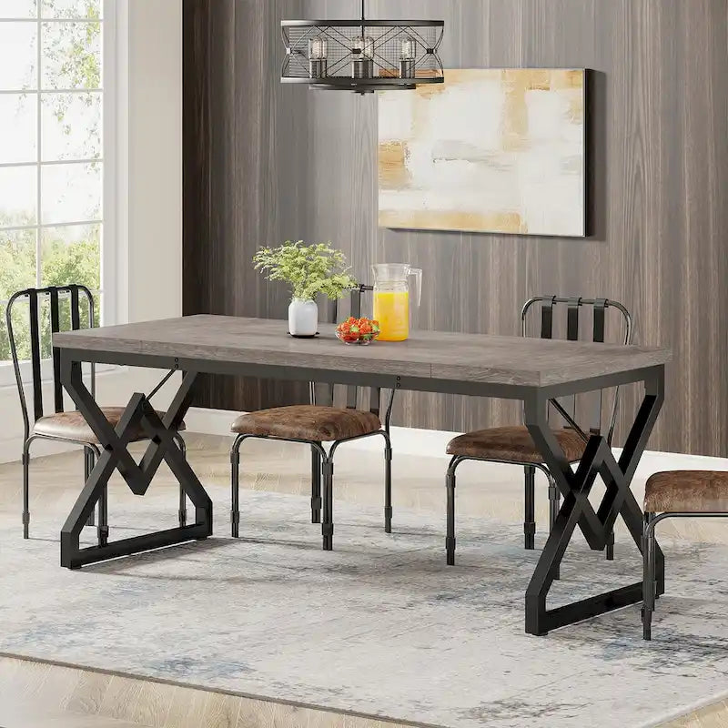 63-in Large Executive Desk, Home Office Computer Desk-11