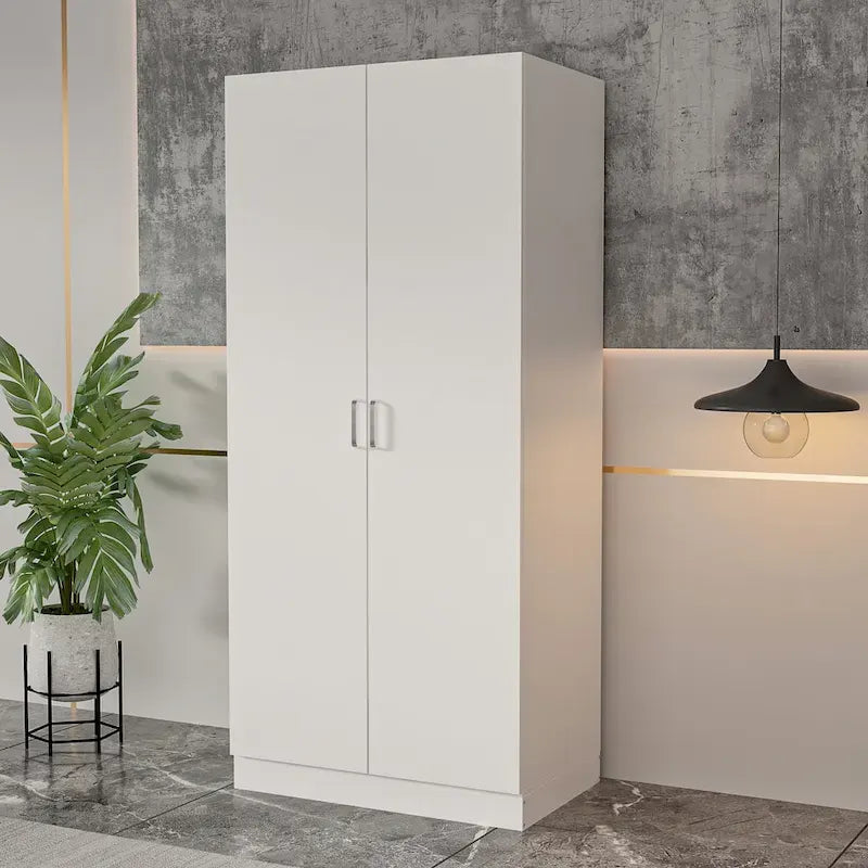 5-Tier Amoires Wardrobe Cabinet With 2 Doors-14