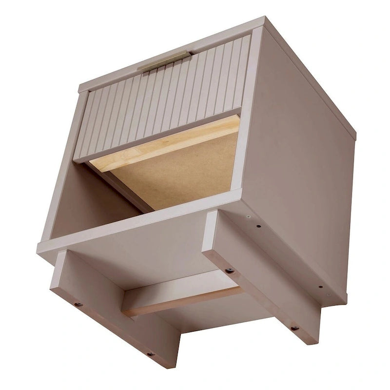 Manhattan Comfort 1.0 Granville Modern 1 Drawer Nightstand-4