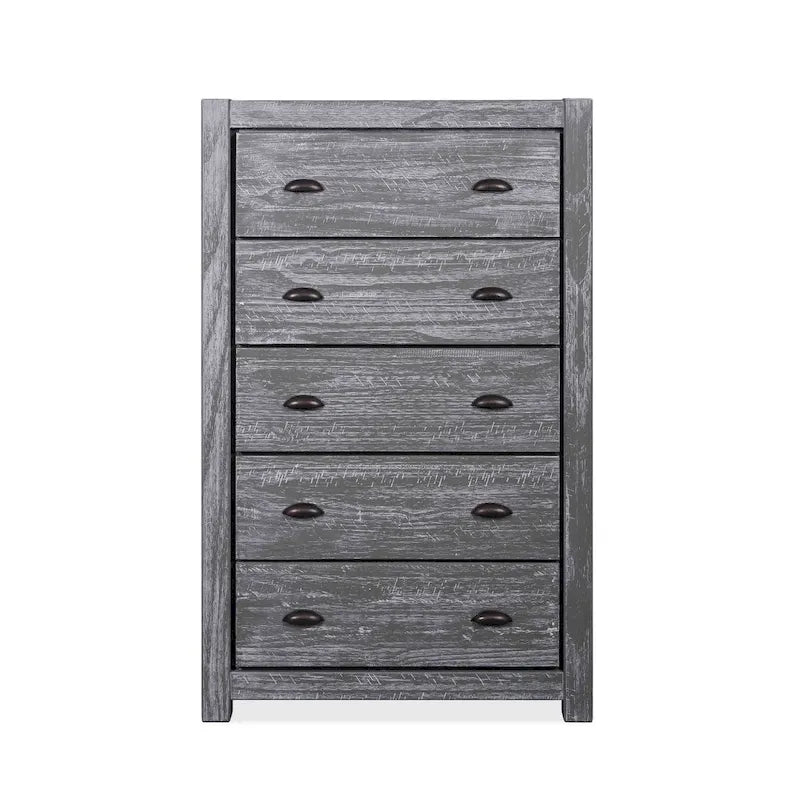 Grain Wood Furniture Montauk 5-drawer Solid Wood Chest-23