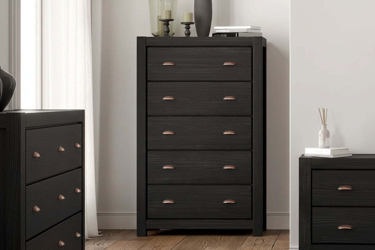 Grain Wood Furniture Montauk 5-drawer Solid Wood Chest-28