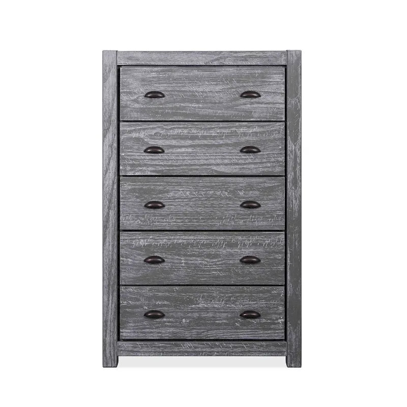 Grain Wood Furniture Montauk 5-drawer Solid Wood Chest-8
