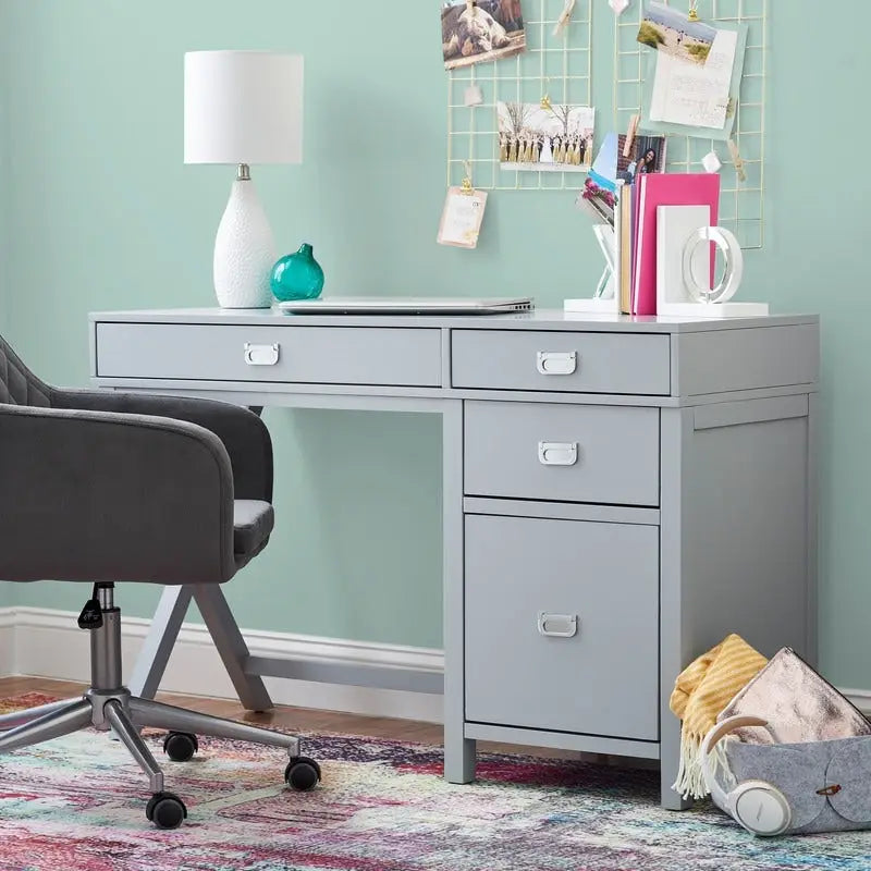 Linon Poppy Side Storage Desk-3