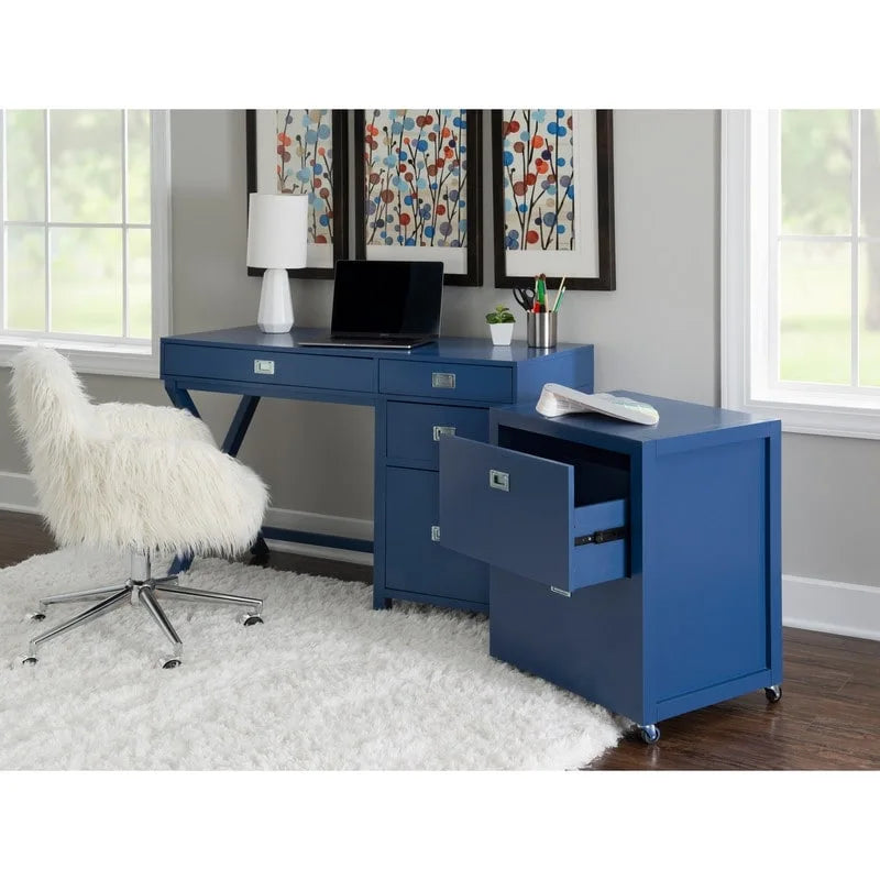Linon Poppy Side Storage Desk-7