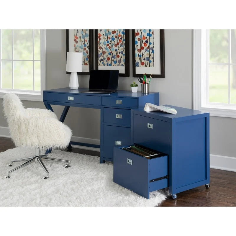Linon Poppy Side Storage Desk-8