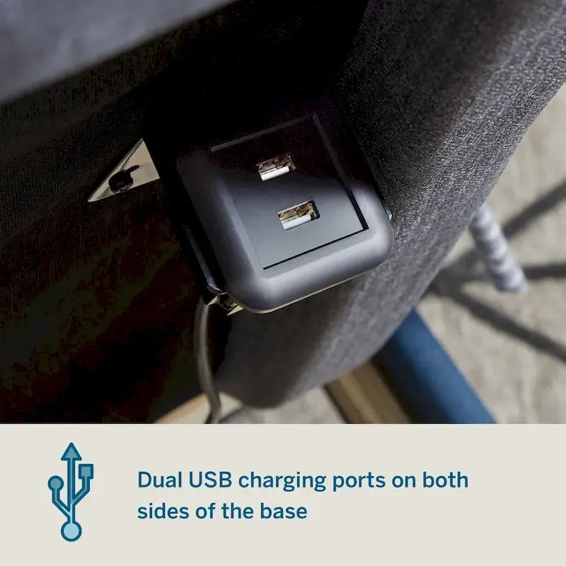 Adjustable Bed Base with Wireless Remote - Queen/Full/Twin XL-7