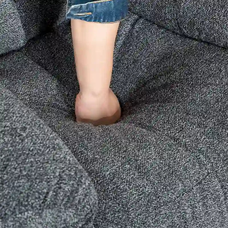 Swivel Rocker Fabric Recliner Chair Manual Reclining Sofa Set of two-8