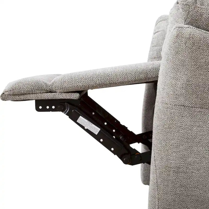 Swivel Rocker Fabric Recliner Chair Manual Reclining Sofa Set of two-14