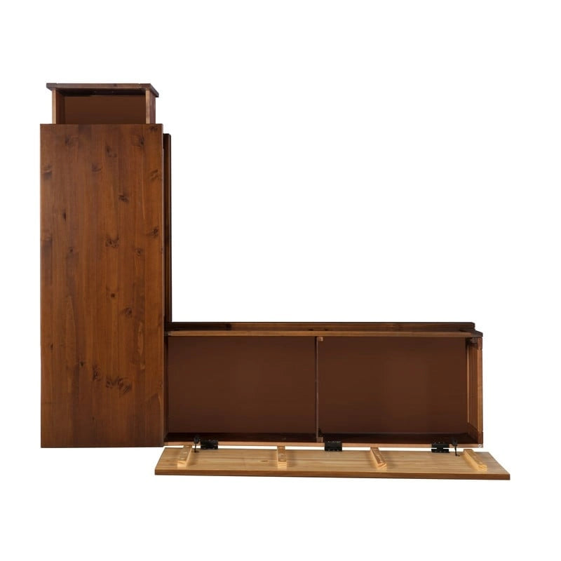 Ame Walnut Backless Nook Table Set-9