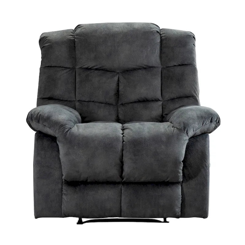 Manual Reclining Fabric Recliner and Single Sofa-12