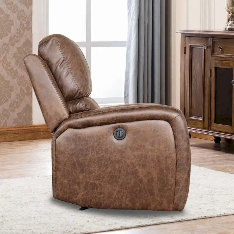 Manual Reclining Fabric Recliner and Single Sofa-23