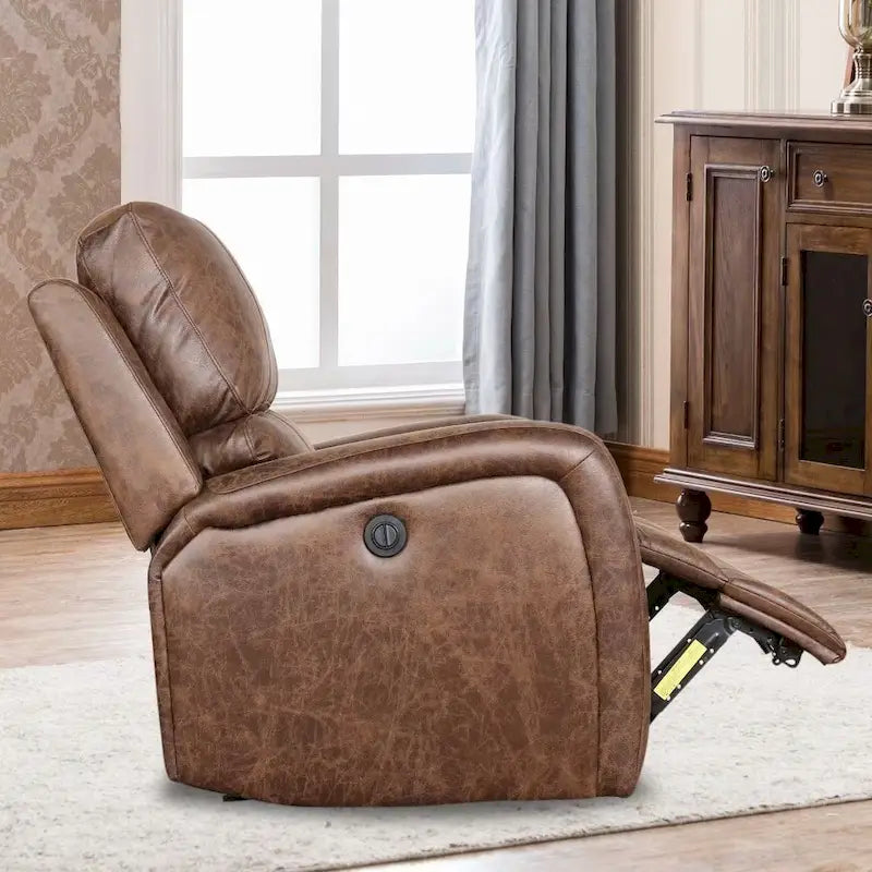Manual Reclining Fabric Recliner and Single Sofa-24