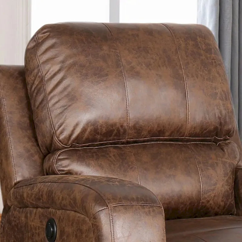 Manual Reclining Fabric Recliner and Single Sofa-25