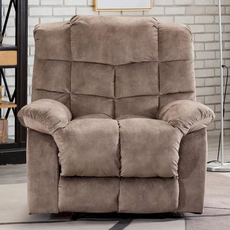 Manual Reclining Fabric Recliner and Single Sofa-34