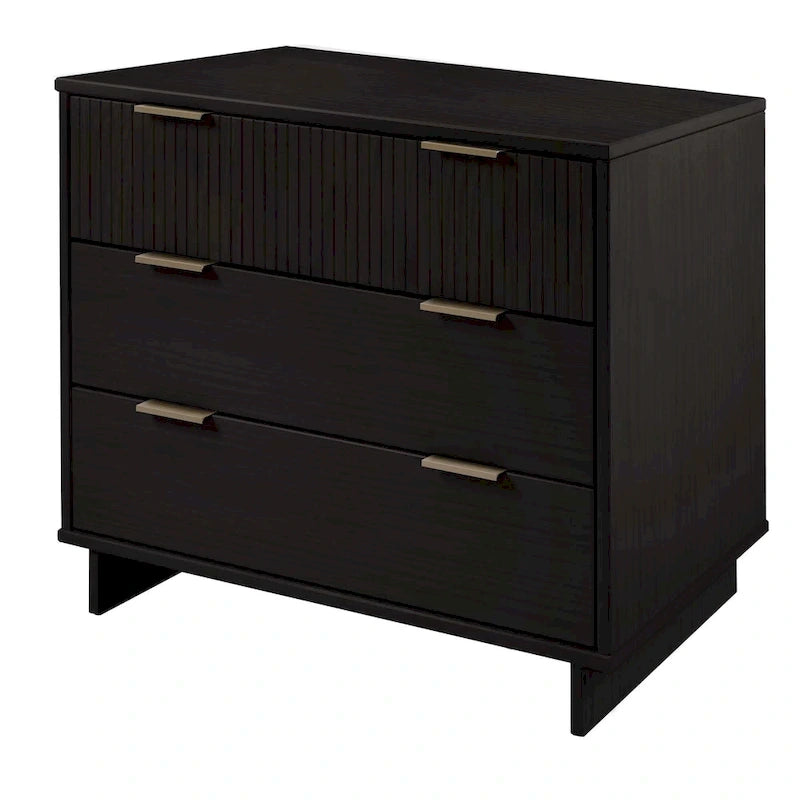 Manhattan Comfort 2-Piece Granville Modern Solid Wood Standard Dresser and Nightstand Set-7