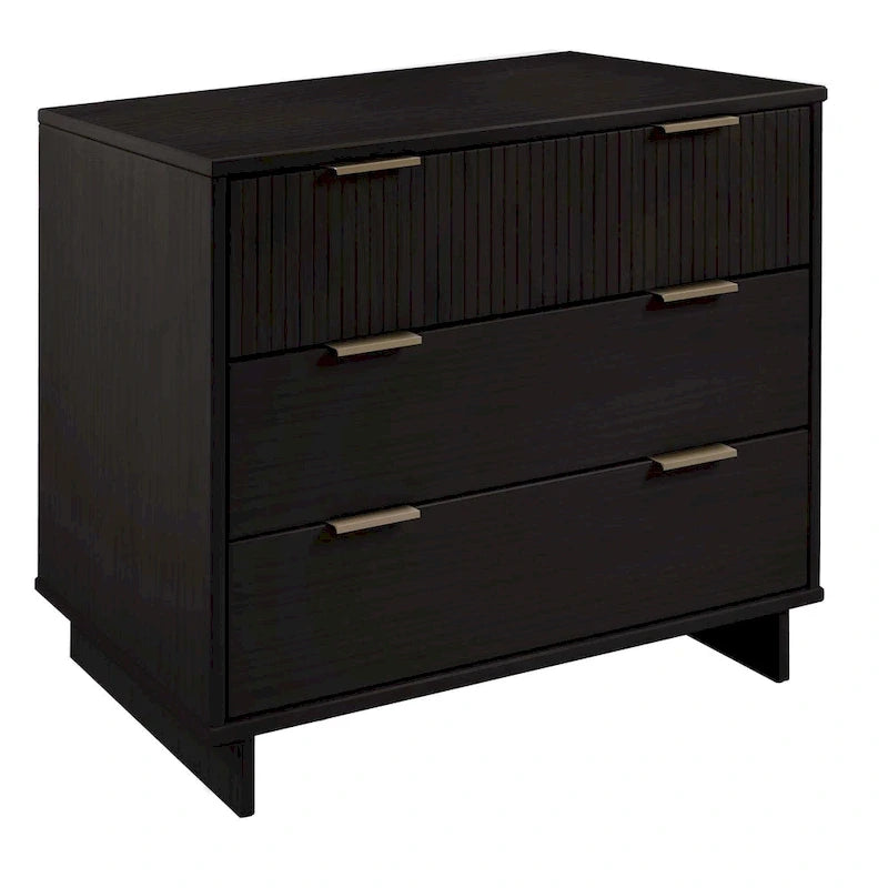 Manhattan Comfort 2-Piece Granville Modern Solid Wood Standard Dresser and Nightstand Set-8