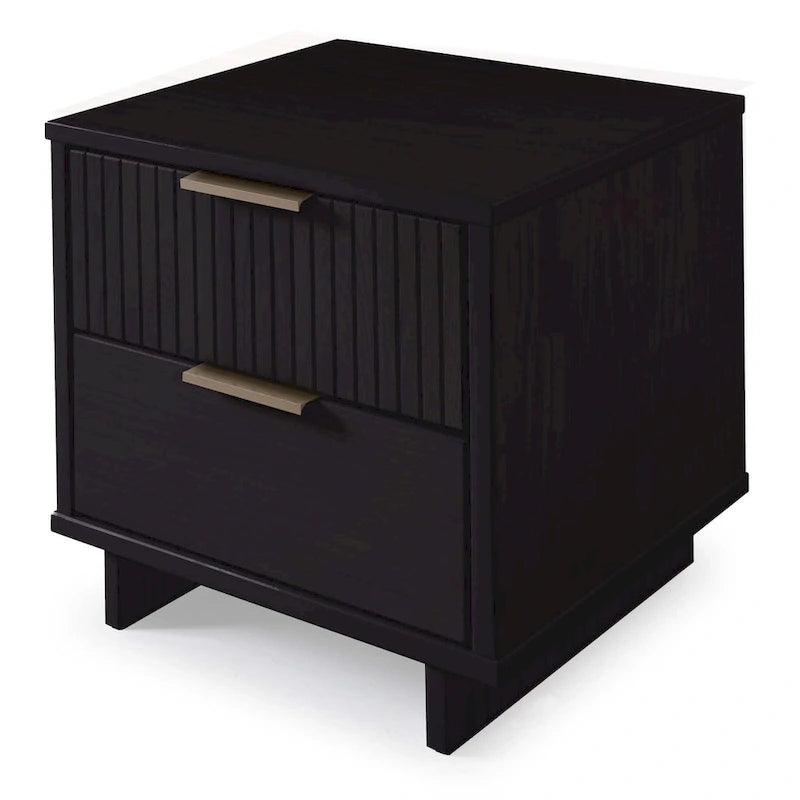 Manhattan Comfort 2-Piece Granville Modern Solid Wood Standard Dresser and Nightstand Set-13