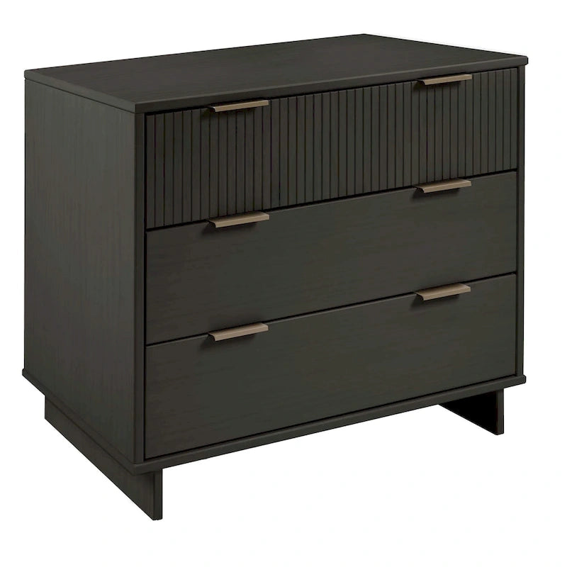Manhattan Comfort 2-Piece Granville Modern Solid Wood Standard Dresser and Nightstand Set-43