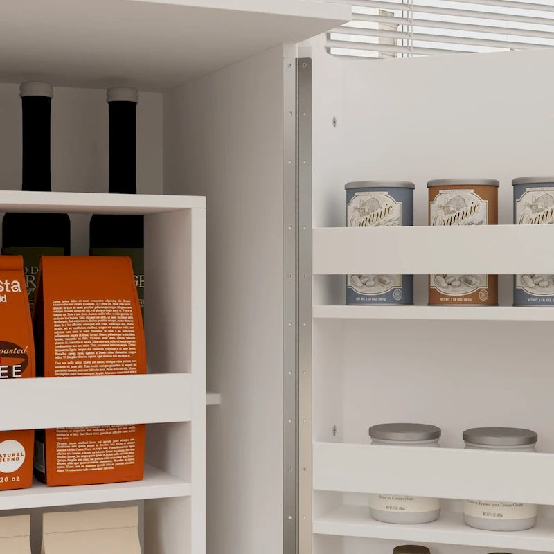 Versatile Kitchen Organizer: Compact 31.5 Cabinet with Smart Storage-14