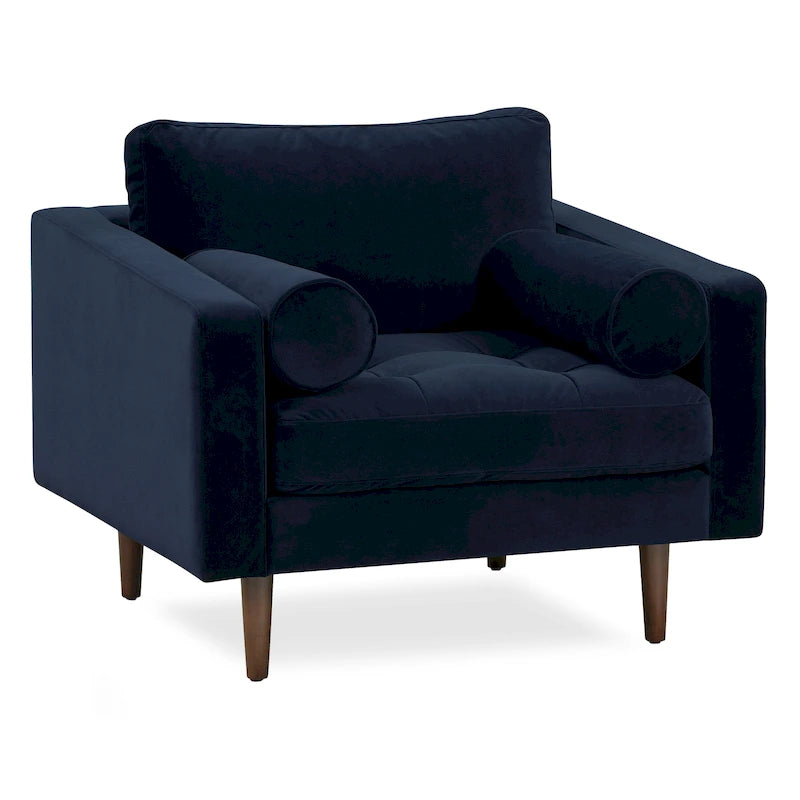 Poly & Bark Napa Fabric Lounge Chair-38