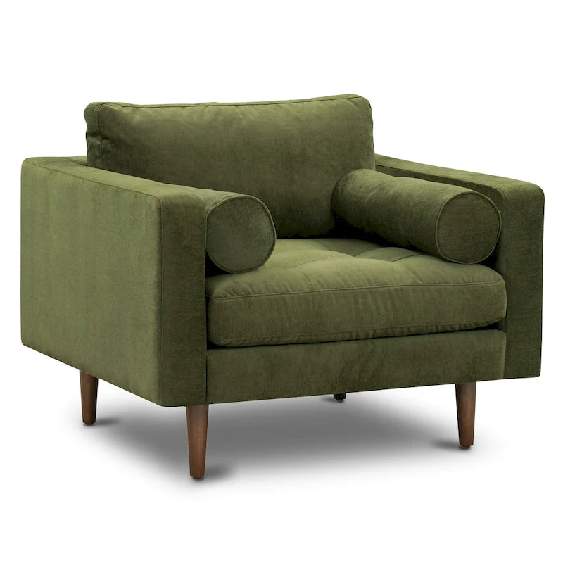 Poly & Bark Napa Fabric Lounge Chair