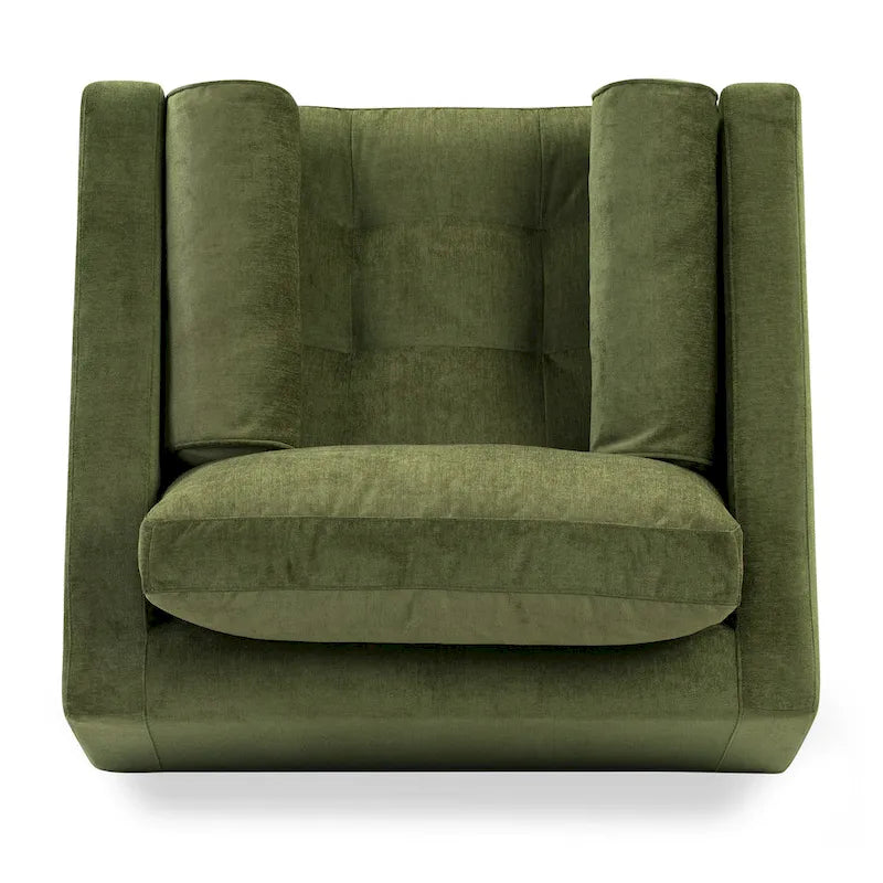 Poly & Bark Napa Fabric Lounge Chair-5