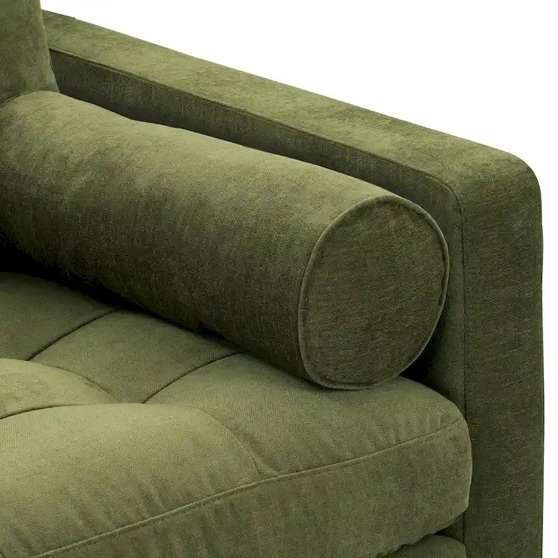 Poly & Bark Napa Fabric Lounge Chair-6