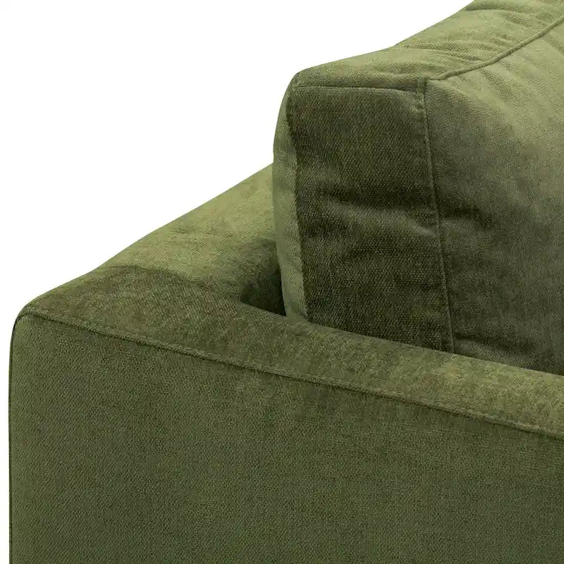 Poly & Bark Napa Fabric Lounge Chair-7