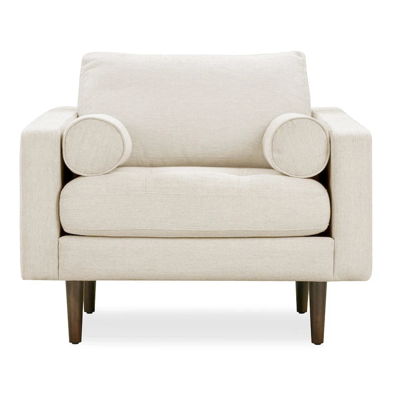 Poly & Bark Napa Fabric Lounge Chair-20