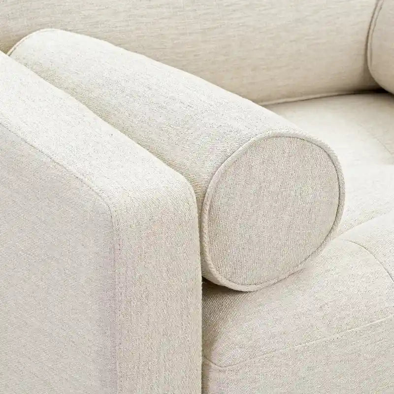 Poly & Bark Napa Fabric Lounge Chair-23