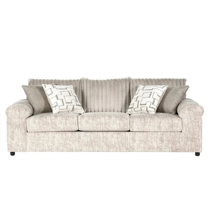 Roundhill Furniture Nason Wide Wale Corduroy Sofa, Loveseat, and Cuddle Chair Set-6