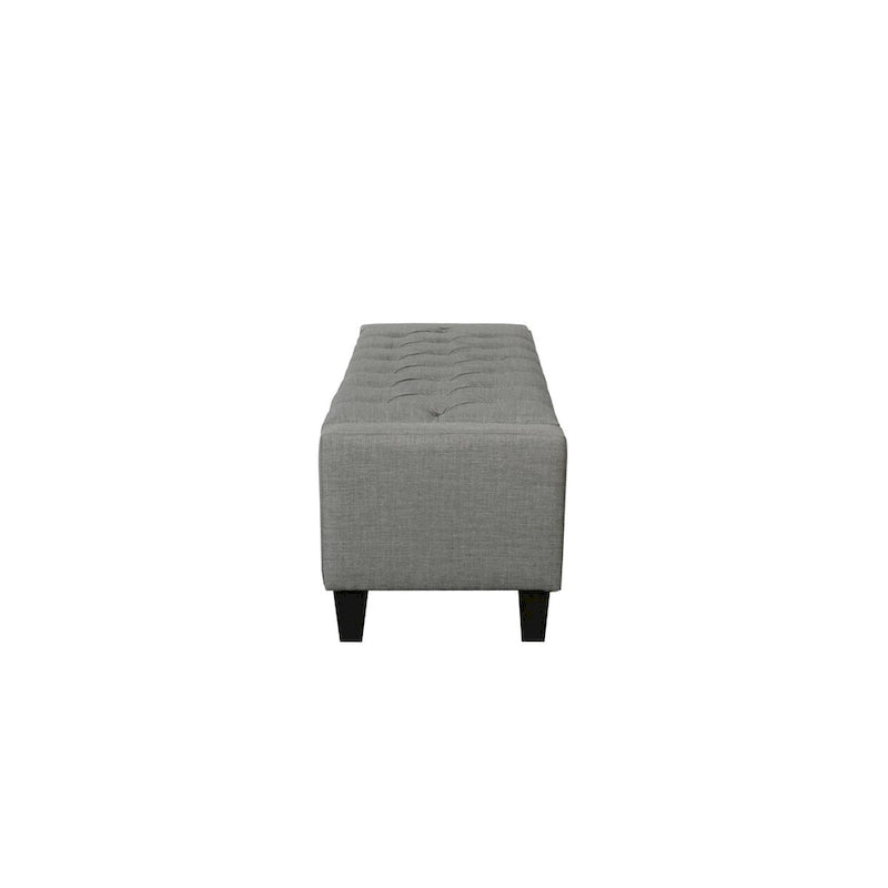 Porthos Home Wren Fabric Button Tufted Storage Bench-13