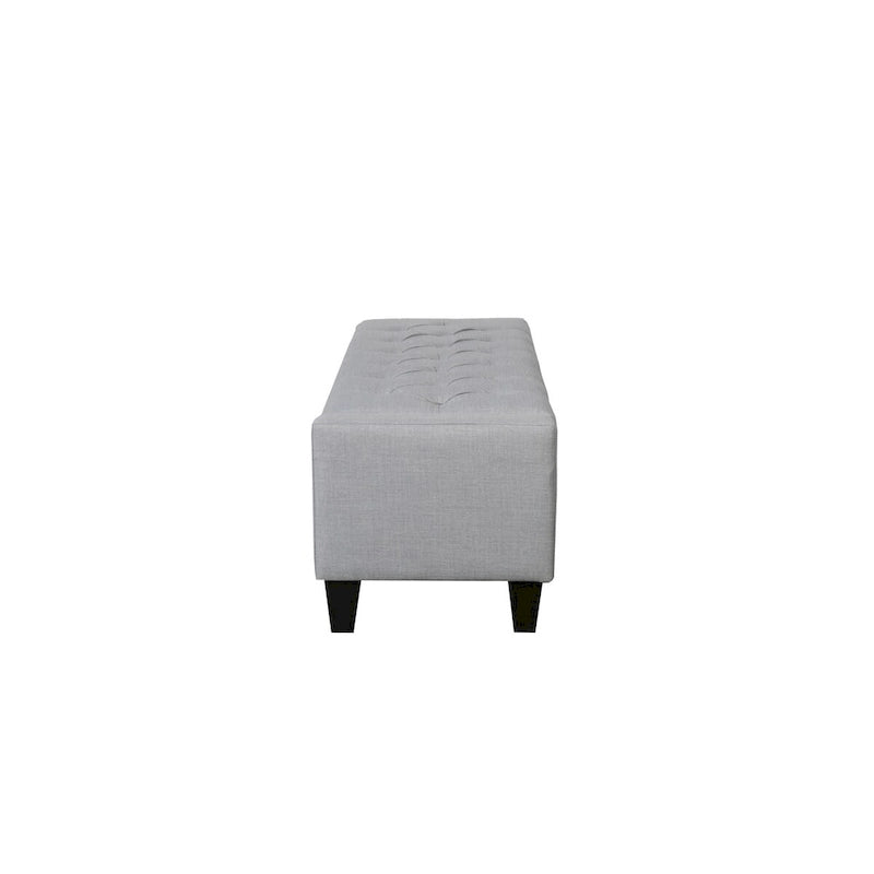 Porthos Home Wren Fabric Button Tufted Storage Bench-19