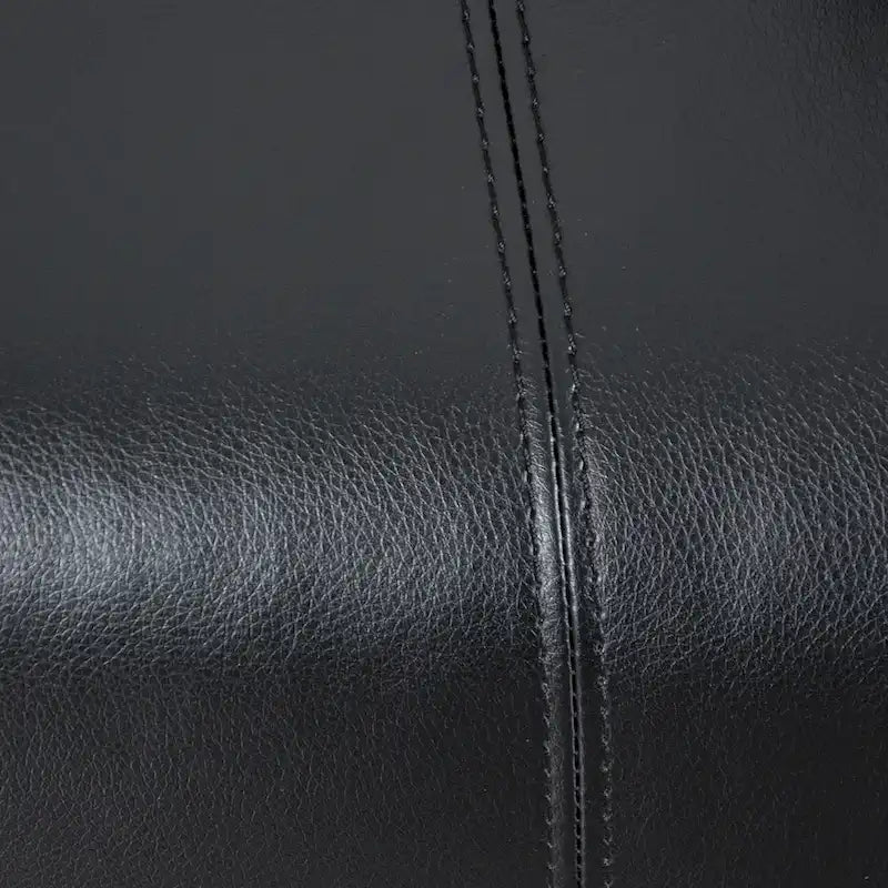 2-Piece Classic Faux Leather Manual Reclining Living Room Sofa Set with Console and Cup Holders-13