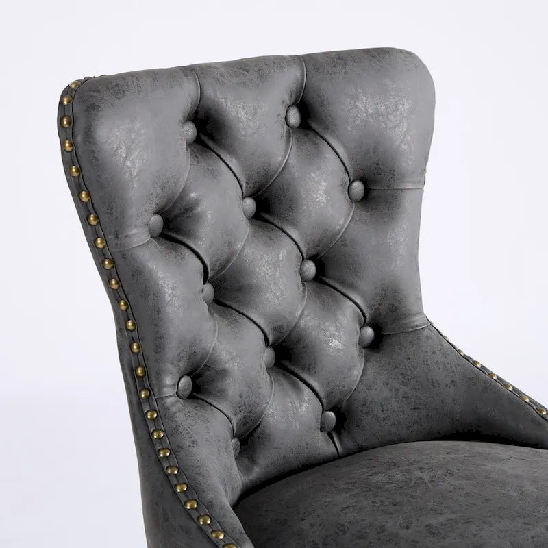 Velvet Swivel Bar Stool with Adjustable Height-25