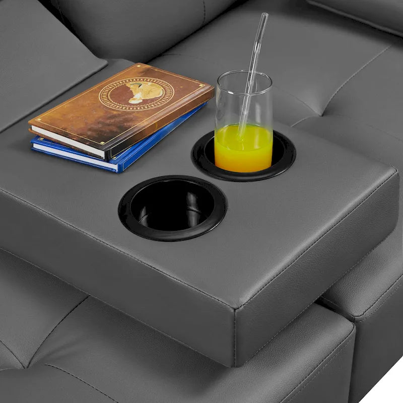 Yaheetech Faux Leather Convertible Futon Sofa Bed 3-In-1 Adjustable Futon Couch-17