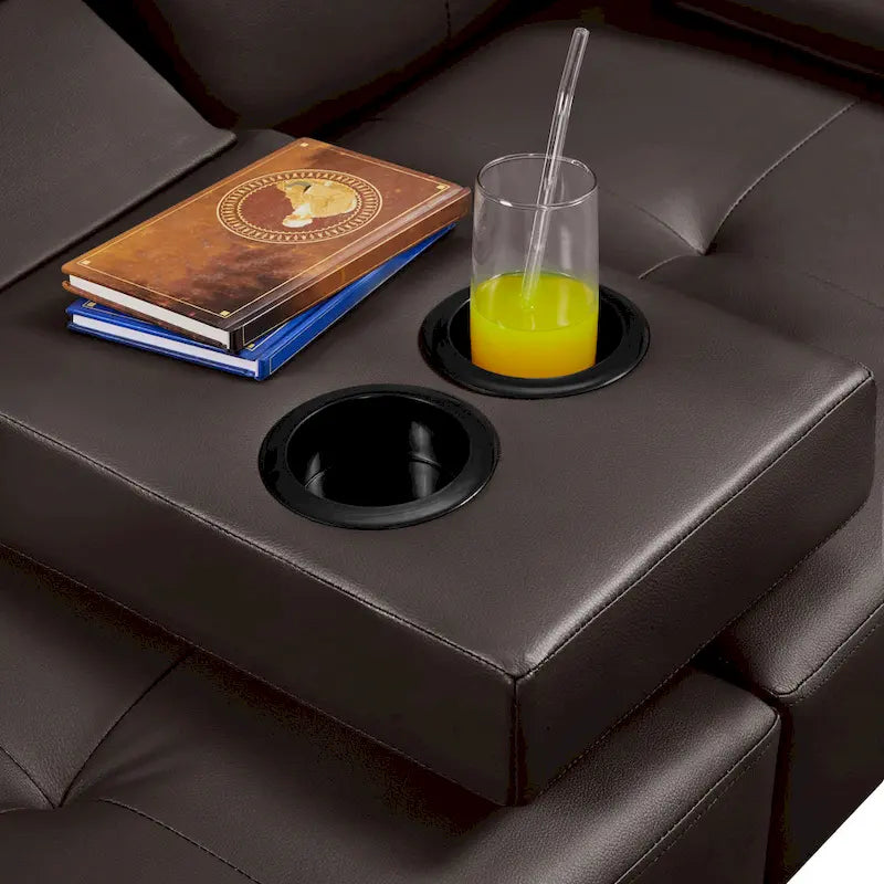 Yaheetech Faux Leather Convertible Futon Sofa Bed 3-In-1 Adjustable Futon Couch-35