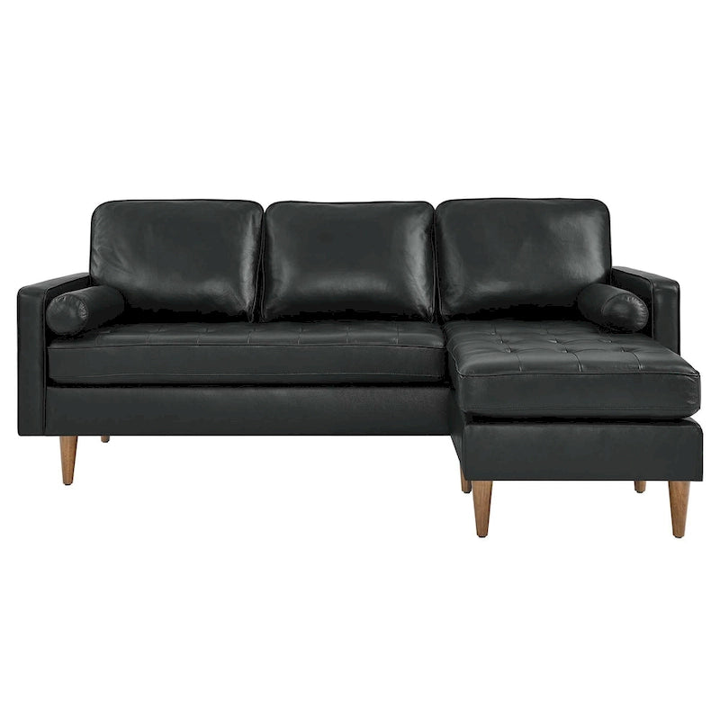 Valour 78 Leather Apartment Sectional Sofa-5