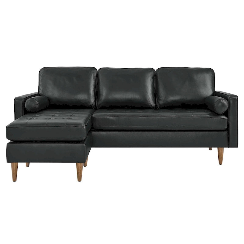 Valour 78 Leather Apartment Sectional Sofa-6