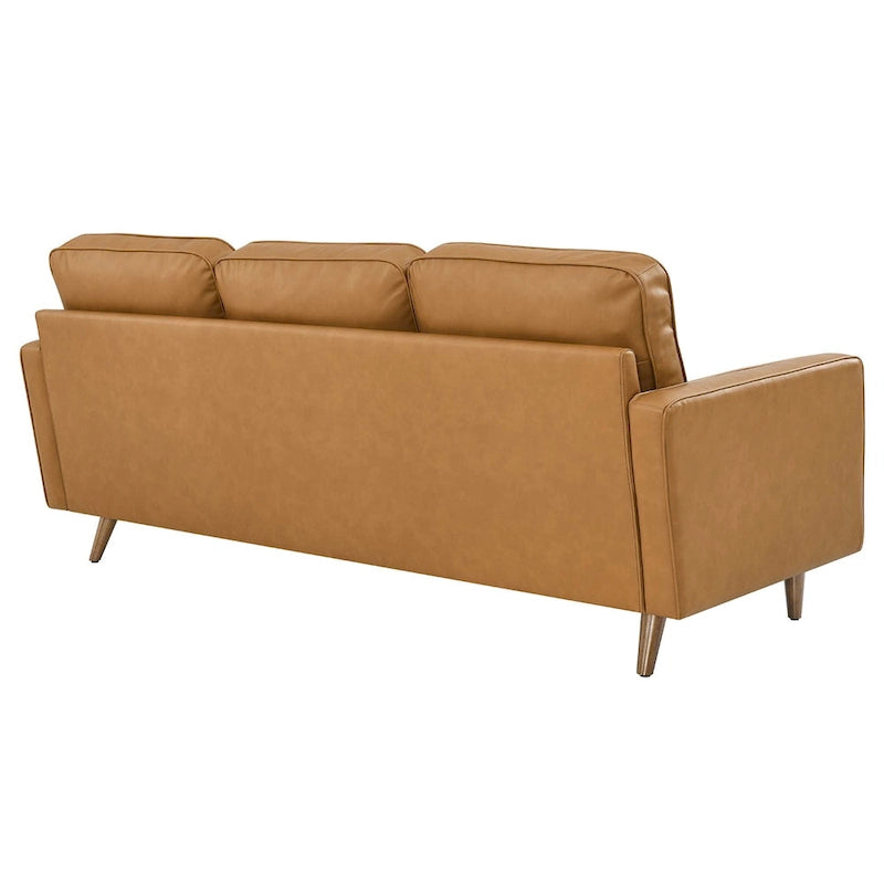 Valour 78 Leather Apartment Sectional Sofa-13